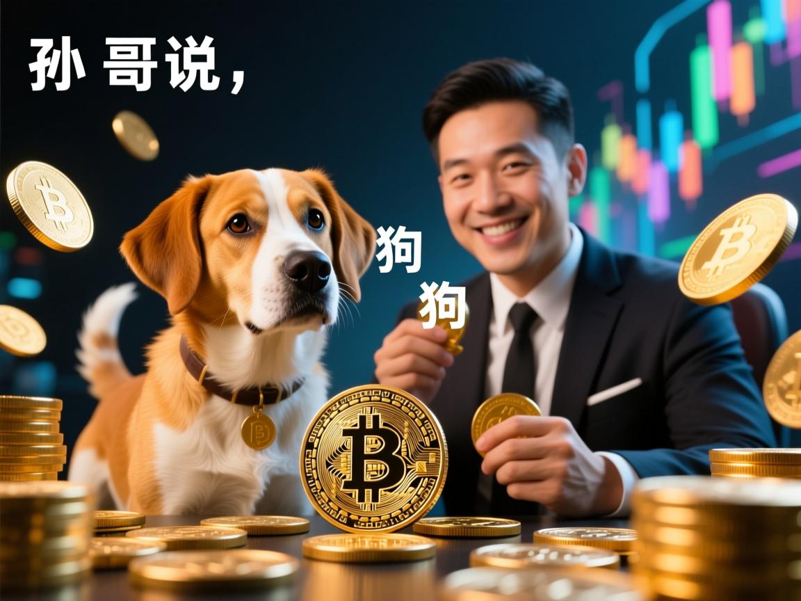 孙哥说狗狗币，加密货币世界中的一抹欢快色彩